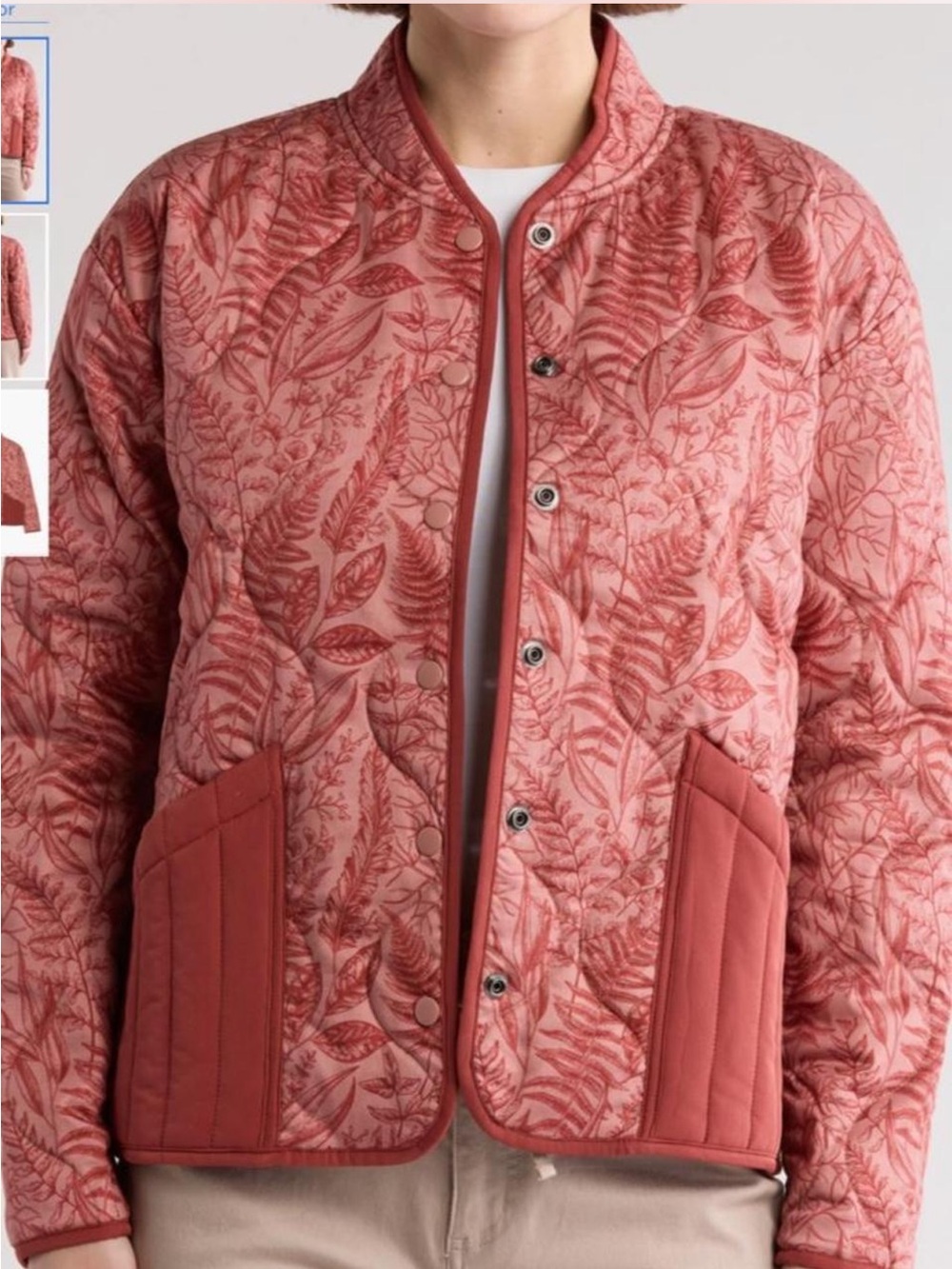 Travis Mathew Worth a Shot Quilted Bomber Jacket